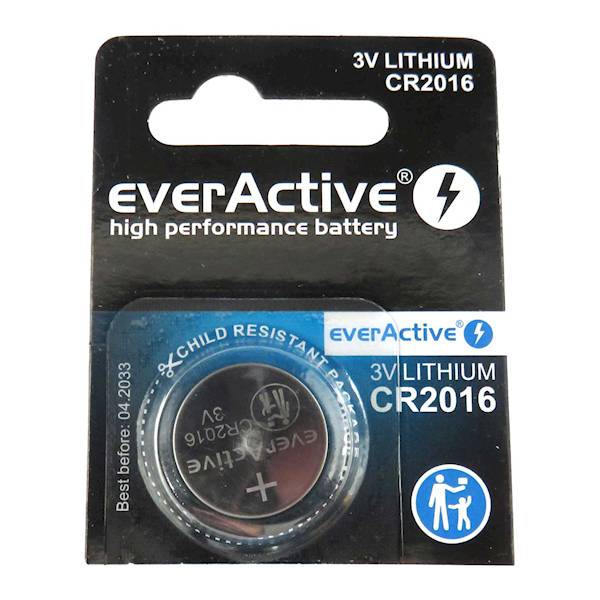 bateria CR2016 everActive