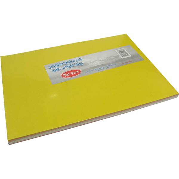 papier ksero kolor A4 MIX ryza 100 ark. pastelowe