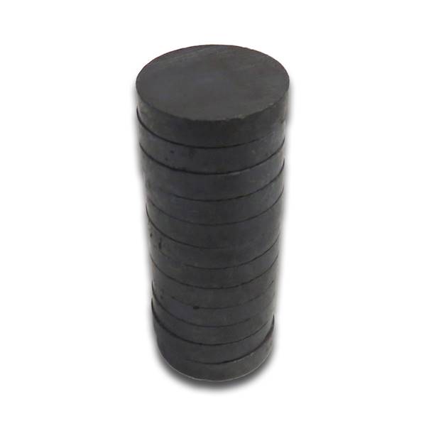 magnesy Grand 20mmx4mm / 12szt czarne mocne