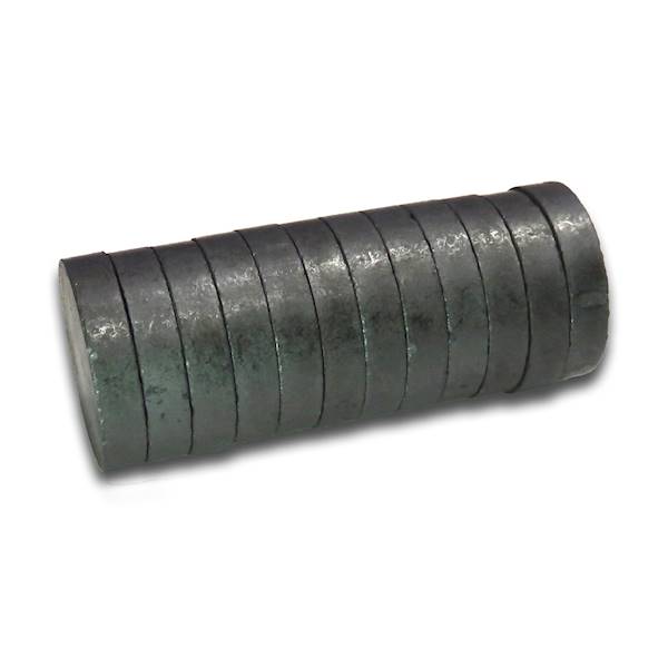 magnesy Grand 20mmx4mm / 12szt czarne mocne