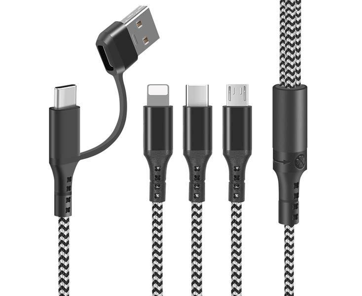 kabel USB do ładowania microUSB / USB-C /iPhone