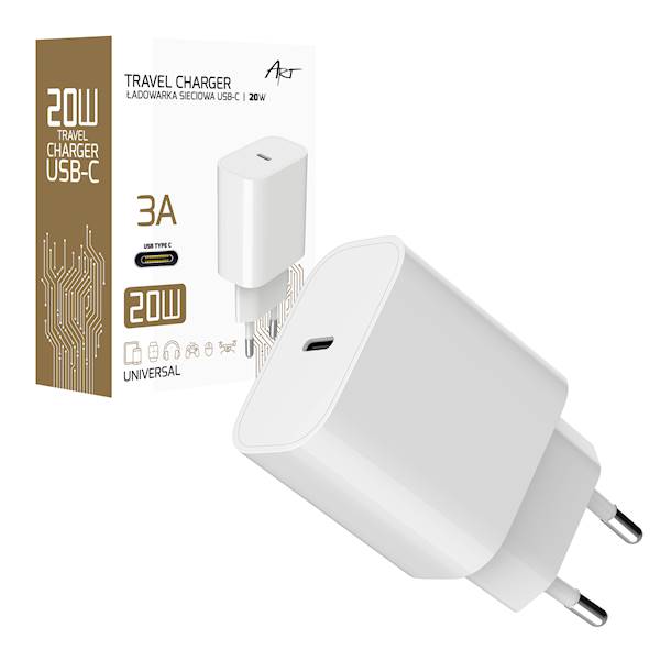 ładowarka sieciowa USB-C 3A 20W ART