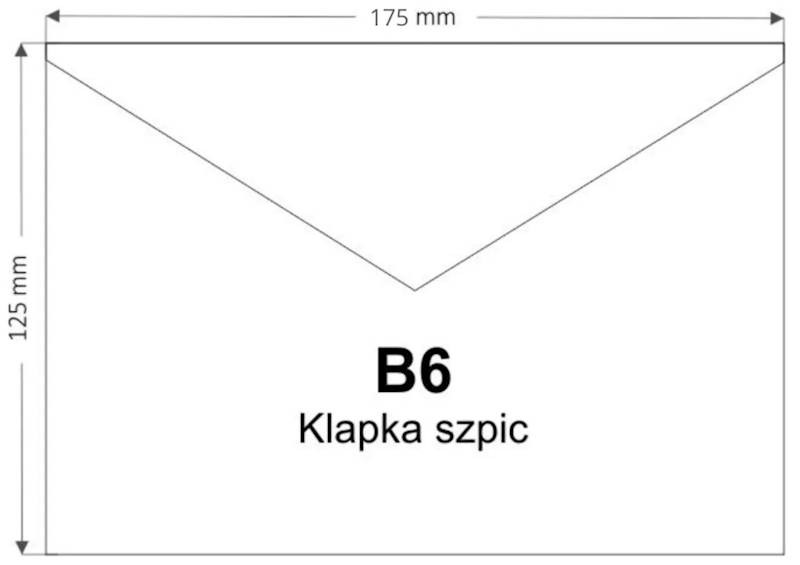 koperta B6 ozdobna kolorowa - okazjonalna