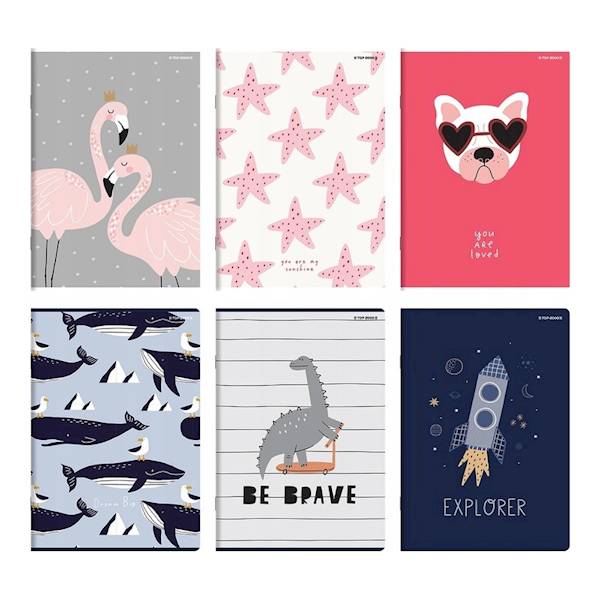 zeszyt 32 kartki linia podwójna A4