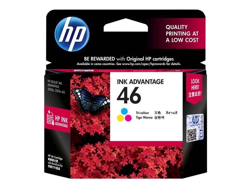 cartridge HP 46 kolor CZ638AE