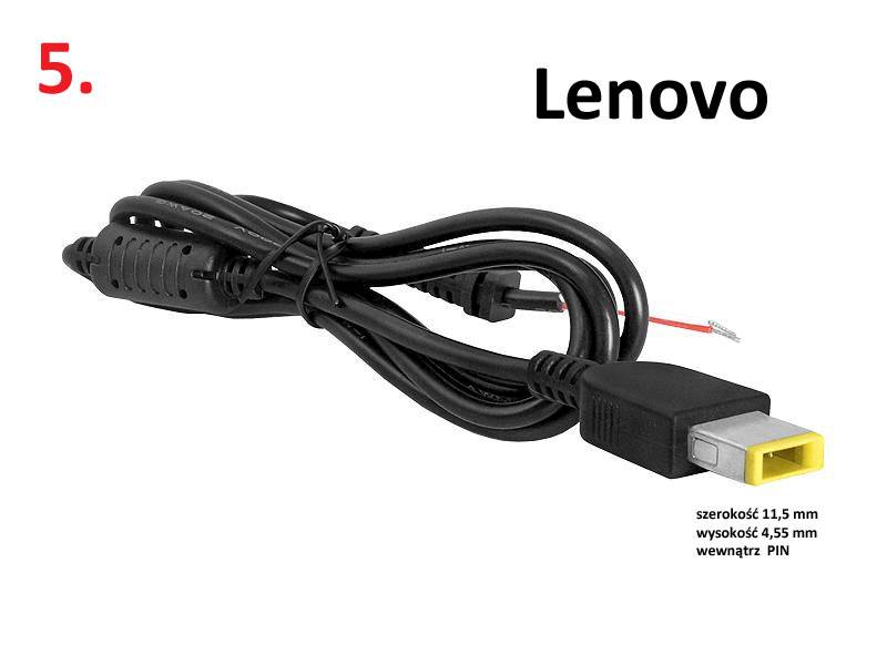 kabel zasilający do laptopa DC 11.0x4.55 lenovo