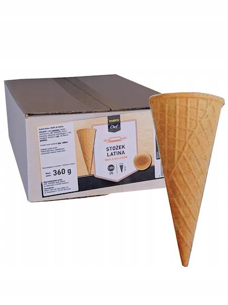 WAFLE DO LODOW 130szt stozek tradycyjny 540G MCH
