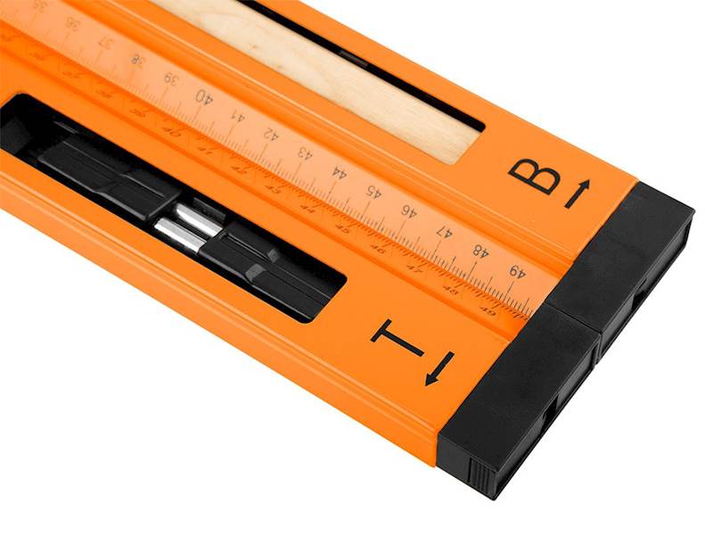 KĄTOMIERZ NASTAWNY Z POZIOMICĄ 500 MM, 2 LIBELLE, OŁÓWEK 72-225 NEO