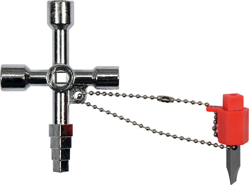KLUCZ DO SZAF SZAFEK TECHNICZNYCH, STEROWNICZYCH, SERWISOWYCH YT-66700 YATO