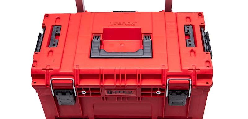 MOBILNA SKRZYNKA NARZĘDZIOWA NA KOŁACH QBRICK SYSTEM PRIME CART RED ULTRA HD CUSTOM