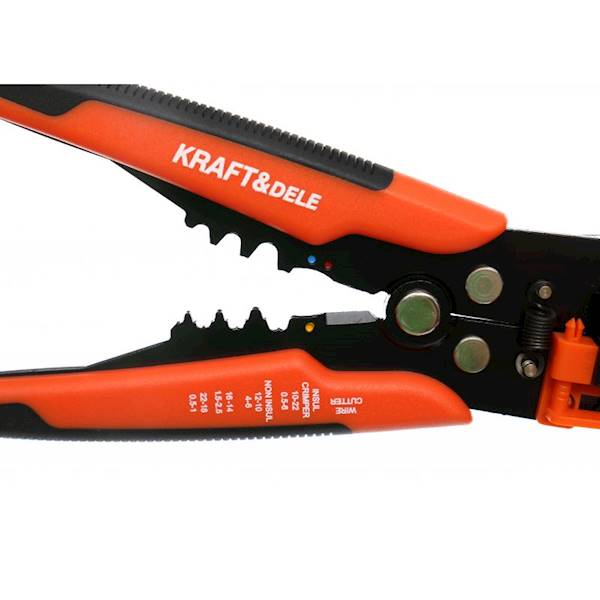 WIELOFUNKCYJNY ŚCIĄGACZ IZOLACJI DO KABLI I PRZEWODÓW 0,2-6,0MM 205MM KD105353 KRAFT&DELE