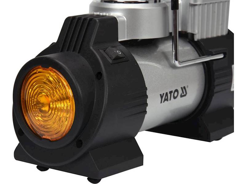 KOMPRESOR SAMOCHODOWY Z LAMPĄ LED 12V 180W YT-73460 YATO