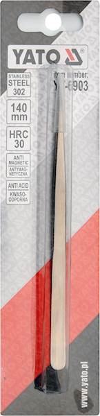 PĘSETA PROSTA 140 mm YT-6903 YATO