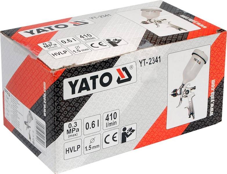 PISTOLET LAKIERNICZY 1,5MM HVLP 0,6L YT-2341 YATO