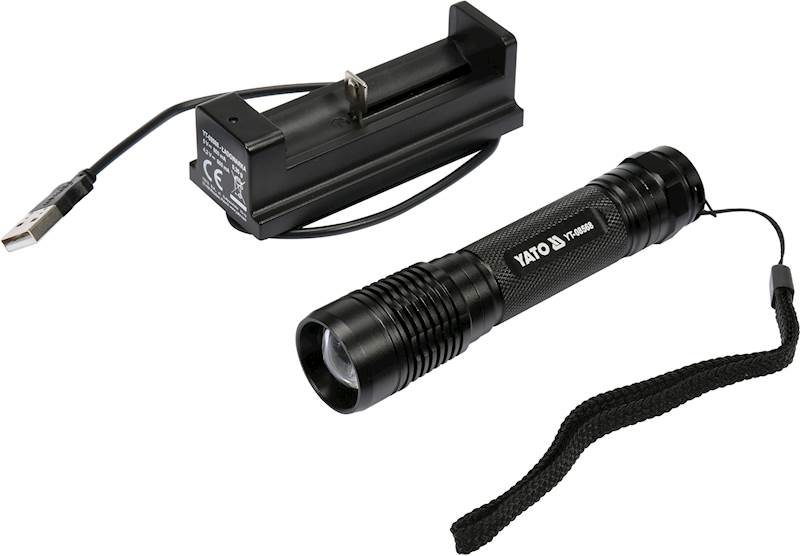 LATARKA XP-G3 CREE 6W AKUMULATOROWA 500 lm YT-08568 YATO