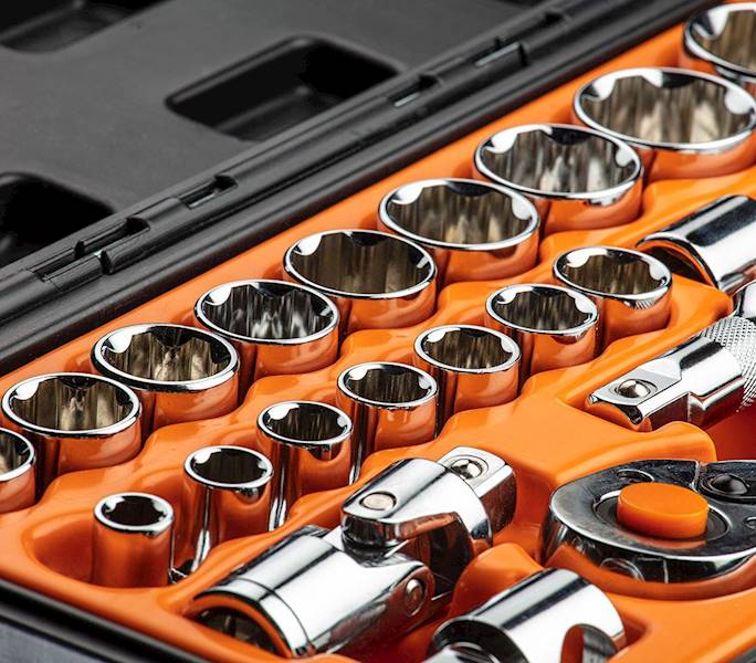 ZESTAW NARZĘDZIOWY 1/2" KLUCZY NASADOWYCH 23el. CrV 08-694 NEO TOOLS