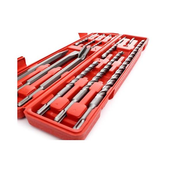 ZESTAW WIERTEŁ S4 I DŁUT SDS+ DO BETONU 12 SZT. KD10206 KRAFT&DELE