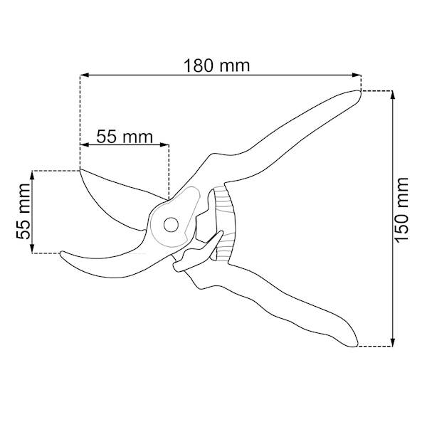 SEKATOR UNIWERSALNY DO GAŁĘZI 205MM 8-1/4",OSTRZE 5/8" YT-8800 YATO