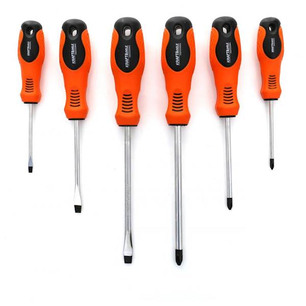 ZESTAW ŚRUBOKRĘTÓW WKRĘTAKÓW NA STOJAKU 18 EL. KRAFT&DELE KD10914