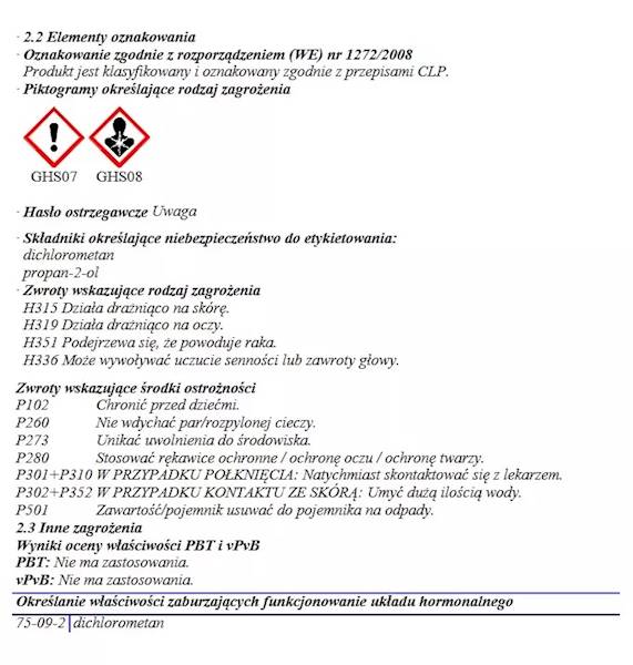 PŁYN, PREPARAT DO REGENERACJI LAMP, REFLEKTORÓW 600ML VAPRON REFILL K2 D7903