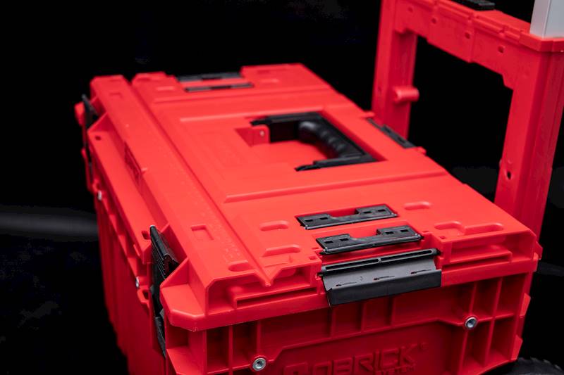 MOBILNA SKRZYNKA NARZĘDZIOWA NA KOŁACH QBRICK SYSTEM ONE CART 2.0 RED ULTRA HD CUSTOM