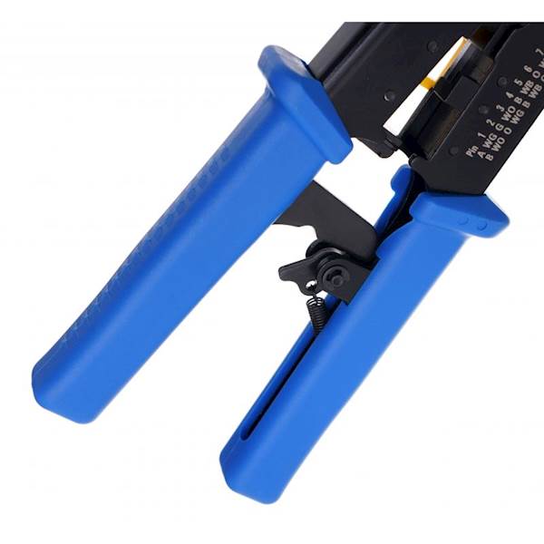ZACISKARKA PRZELOTOWA DO WTYKÓW, ZŁĄCZY MODULARNYCH (RJ45), (RJ11, RJ12) KD10883