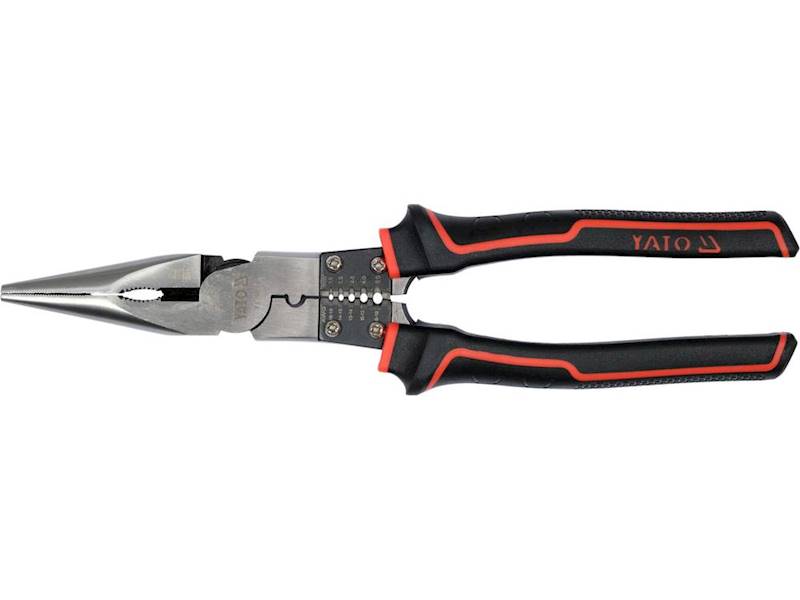 SZCZYPCE, KOMBINERKI WYDŁUŻONE PROSTE WIELOFUNKCYJNE, ŚCIĄGANIA IZOLACJI 240MM YT-20435 YATO
