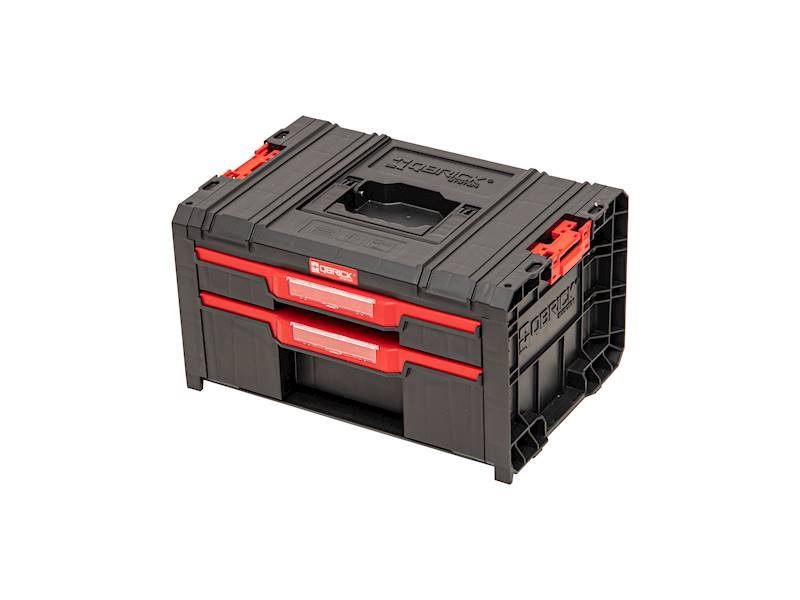 SKRZYNKA NARZĘDZIOWA Z 2 SZUFLADAMI QBRICK SYSTEM PRO DRAWER 2 TOOLBOX EXPERT