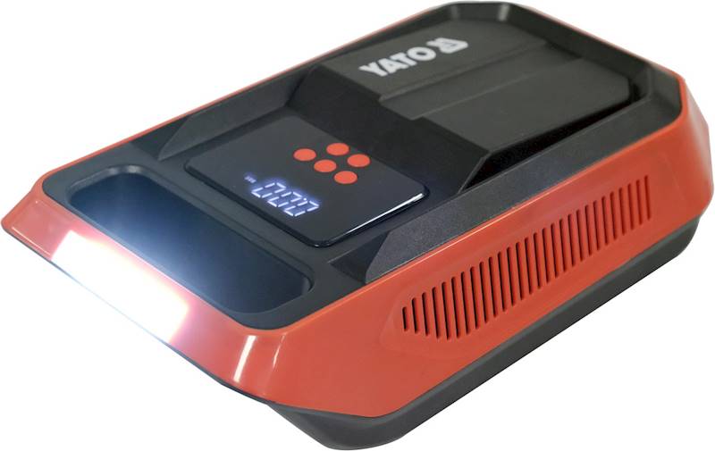 KOMPRESOR MINI SAMOCHODOWY POMPKA 12V LED LCD YT-73470 YATO