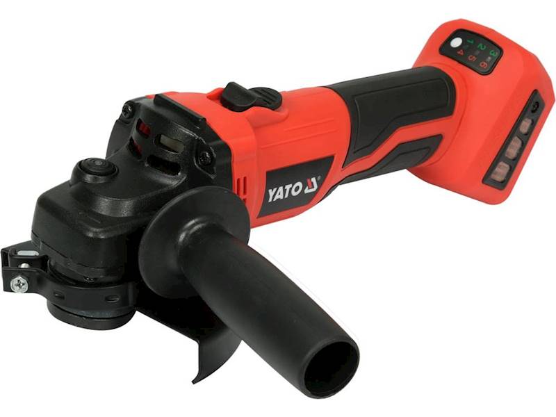 SZLIFIERKA KĄTOWA 18V 125MM BEZSZCZOTKOWA, Z SYSTEMEM SOFT START I REG. PRĘDKOŚCI YT-828293 YATO