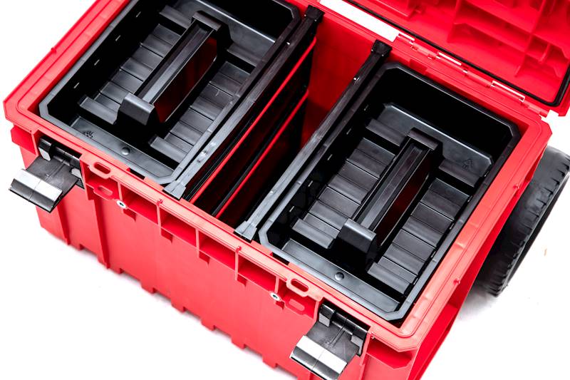 MOBILNA SKRZYNKA NARZĘDZIOWA NA KOŁACH QBRICK SYSTEM ONE CART 2.0 RED ULTRA HD CUSTOM