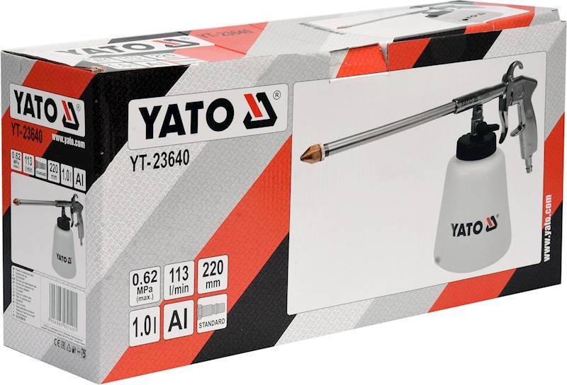 PNEUMATYCZNY PISTOLET DO WYTWARZANIA PIANY/PIANOWNICA 1L YT-23640 YATO