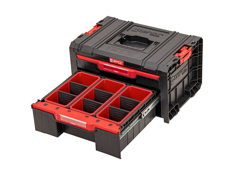 SKRZYNKA NARZĘDZIOWA Z 2 SZUFLADAMI QBRICK SYSTEM PRO DRAWER 2 TOOLBOX EXPERT