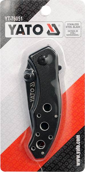 NÓŻ SKŁADANY Z BLOKADĄ 190 mm YT-76051 YATO