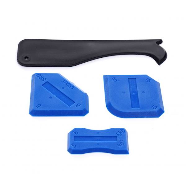 ZESTAW SZPACHELEK DO SILIKONU WRAZ Z OBCINAKIEM 4cz. KD10547 KRAFT&DELE