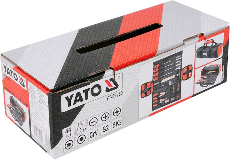 ZESTAW NARZĘDZIOWY 44SZT.TORBA/ETUI YT-39280 YATO