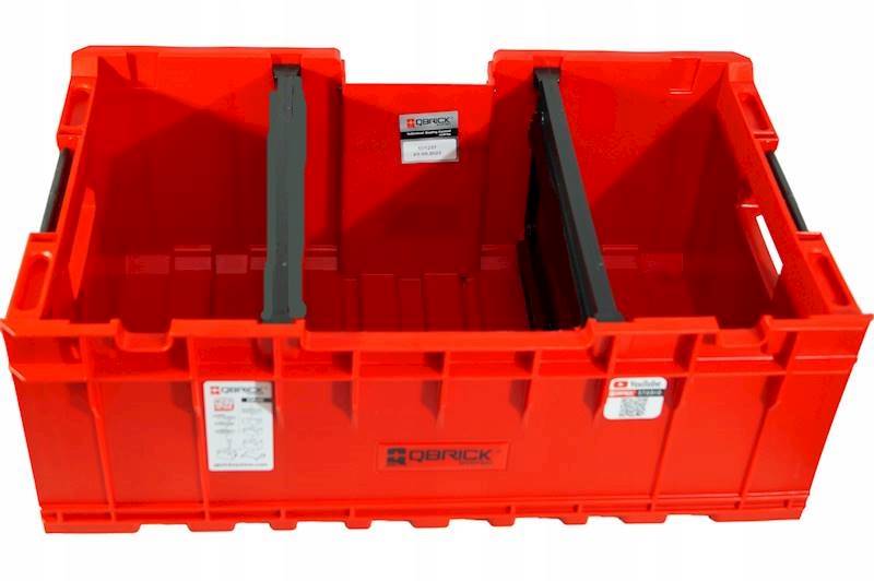 SKRZYNKA Z PRZEGRODAMI QBRICK SYSTEM ONE 2.0 BOX PLUS RED ULTRA HD