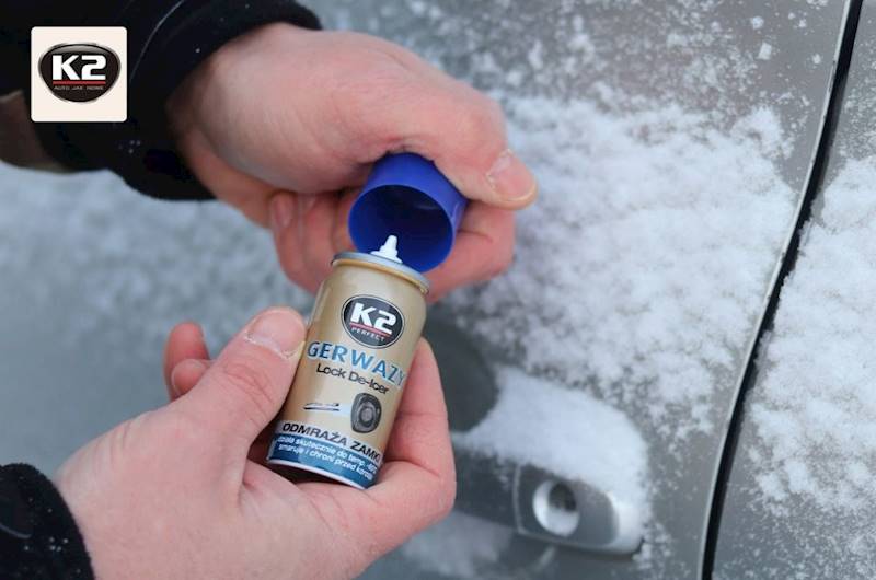 ODMRAŻACZ DO ZAMKÓW W DRZWIACH SAMOCHODÓW -60oC 50ml K2 GERWAZY K656