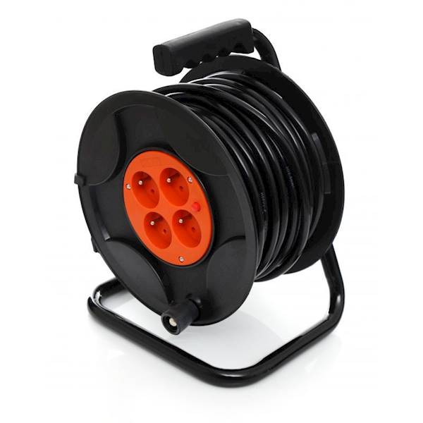 PRZEDŁUŻACZ OGRODOWY BUDOWLANY NA BĘBNIE 3x2,5MM 25M KD4017 KRAFT&DELE