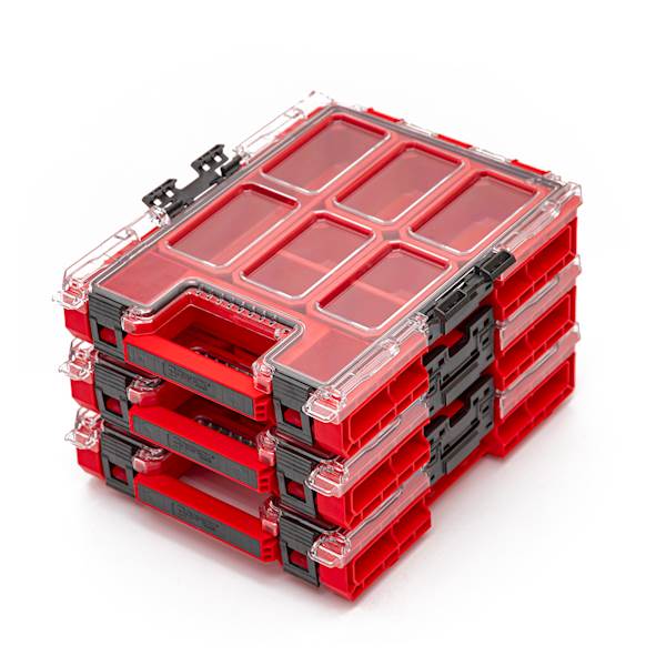 SKRZYNKA NARZĘDZIOWA QBRICK SYSTEM ONE ORGANIZER M 2.0 RED Ultra HD