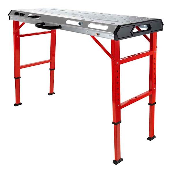 PRZENOŚNY, MOBILNY STÓŁ SPAWALNICZY STALOWY 1068X532MM OCYNK DO 454 KG Z REGULACJĄ WYSOKOŚCI KD639