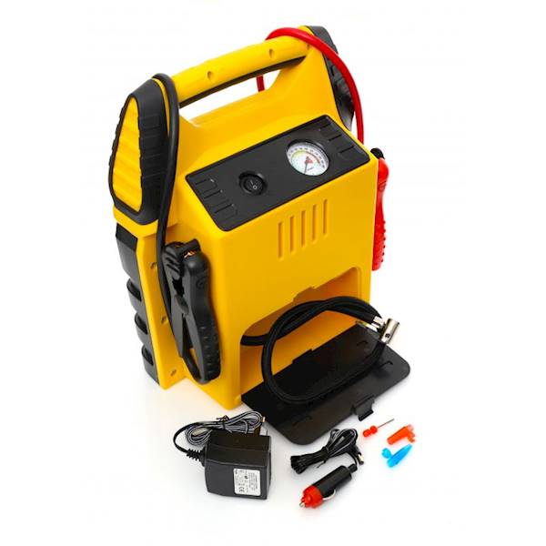 URZĄDZENIE ROZRUCHOWE JUMP STARTER 5W1 ROZRUCH, KOMPRESOR, LATARKA KD1921 KRAFT&DELE