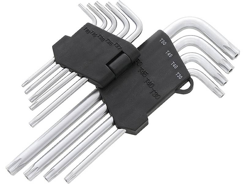 KLUCZE INBUSOWE TORX SECURITY T10-T50 CR-V 9szt. 56478 VOREL