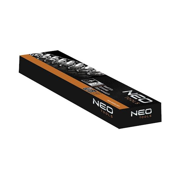 ZESTAW KLUCZY NASADEK TYPU SPLINE 10-24MM 1/2'' 8SZT. 08-651 NEO TOOLS