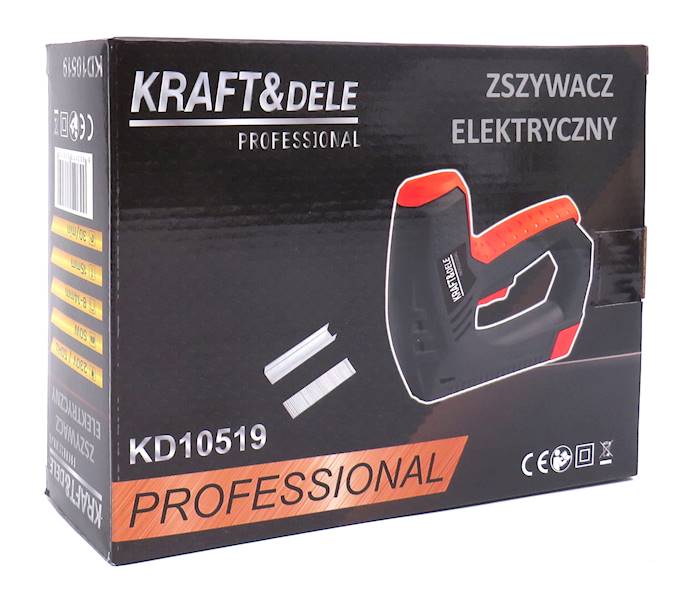 ZSZYWACZ ELEKTRYCZNY GWOŹDZIARKA TAKER TAPICERSKI KD10519 KRAFT&DELE