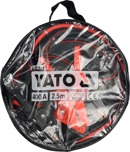 PRZEWODY KABLE ROZRUCHOWE 400A 2.5m YT-83152 YATO