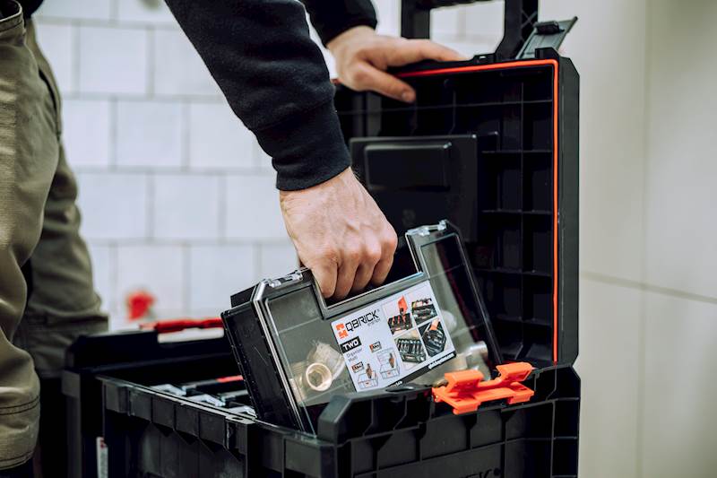 SKRZYNKA MODUŁOWA NARZĘDZIOWA QBRICK SYSTEM PRO 2.0 TOOLBOX + 5 x ORGANIZER MULTI PRO