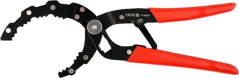 SZCZYPCE, KLUCZ DO FILTRA OLEJU SAMONASTAWNY ZAKRES 60-120MM YT-08231 YATO