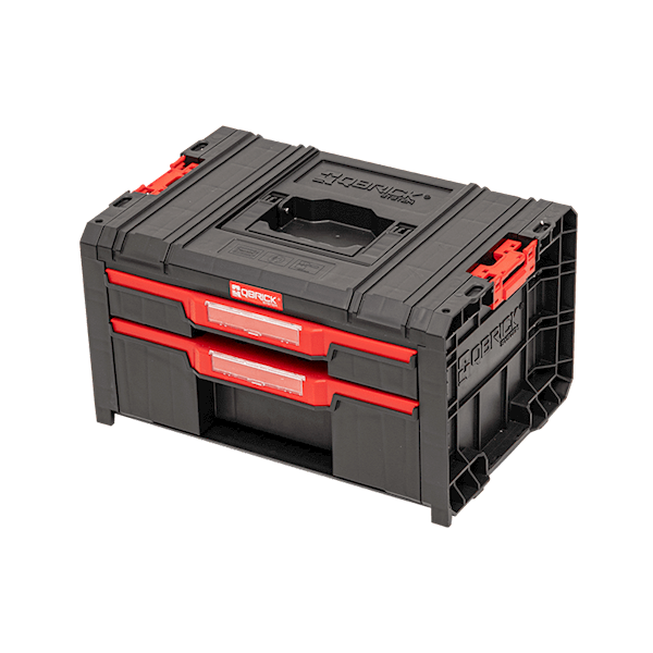 SKRZYNKA NARZĘDZIOWA Z 2 SZUFLADAMI QBRICK SYSTEM PRO DRAWER 2 TOOLBOX BASIC SKRQPROD2BCZAPG001