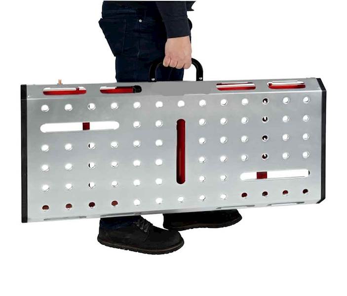 PRZENOŚNY, MOBILNY STÓŁ SPAWALNICZY STALOWY 1068X532MM OCYNK DO 454 KG Z REGULACJĄ WYSOKOŚCI KD639